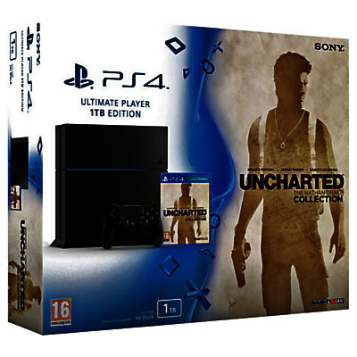 Sony PlayStation 4 Console, 1TB, Uncharted: The Nathan Drake Collection Sony PlayStation 4 Console, 1TB, Uncharted: The Nathan Drake Collection